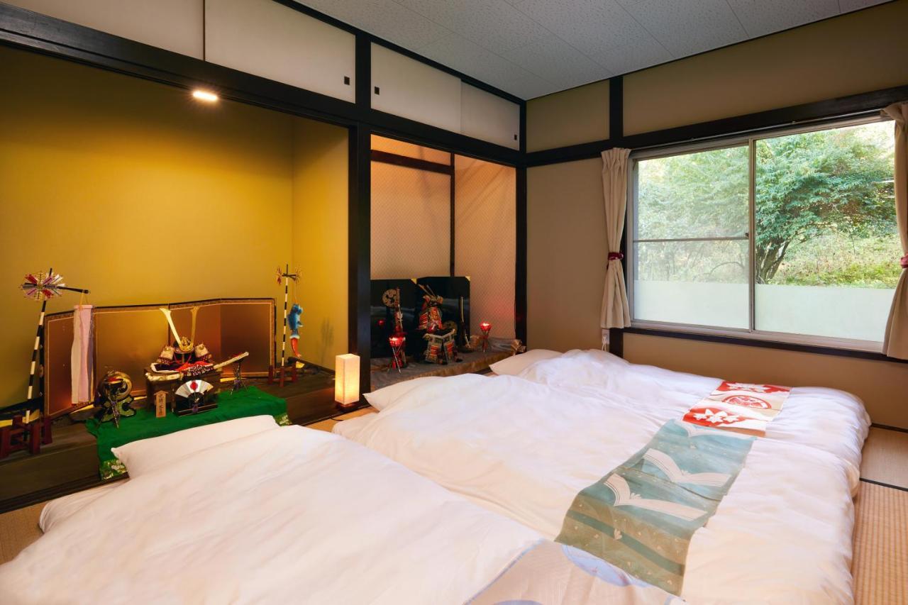 Villa Hakone Kabuto 古民家旅館 150平米 バス停迄一分 準天然温泉 最大12名 Exteriér fotografie